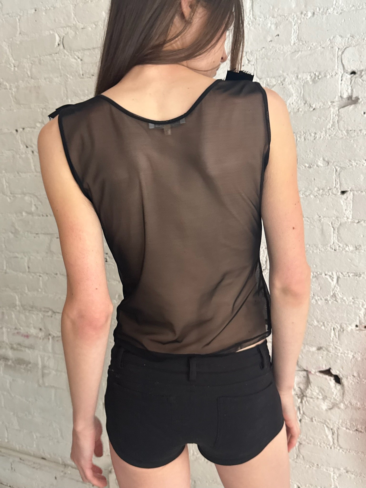 Vintage Raw Edge Seam Top