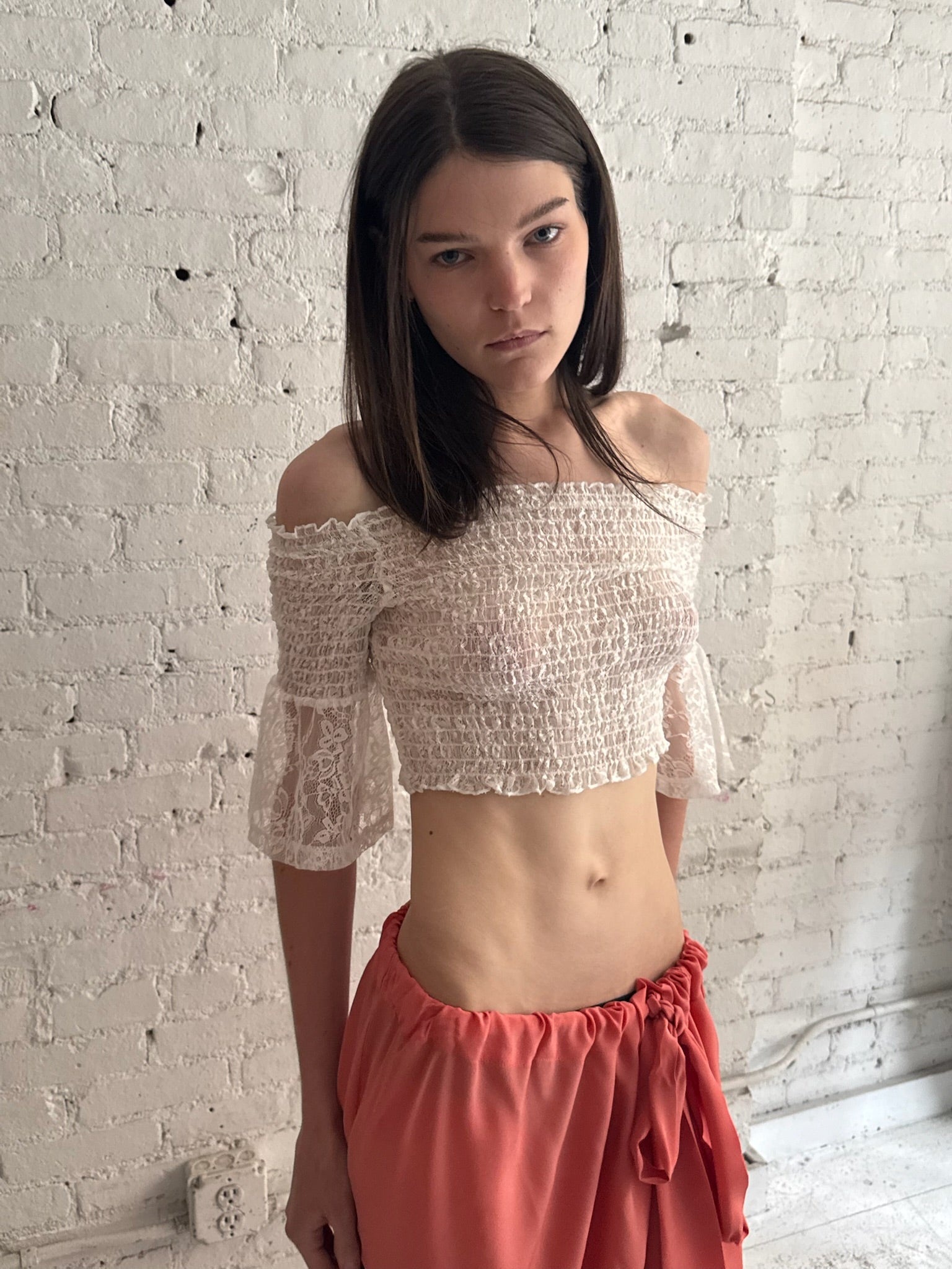 Vintage Lace Crop Top