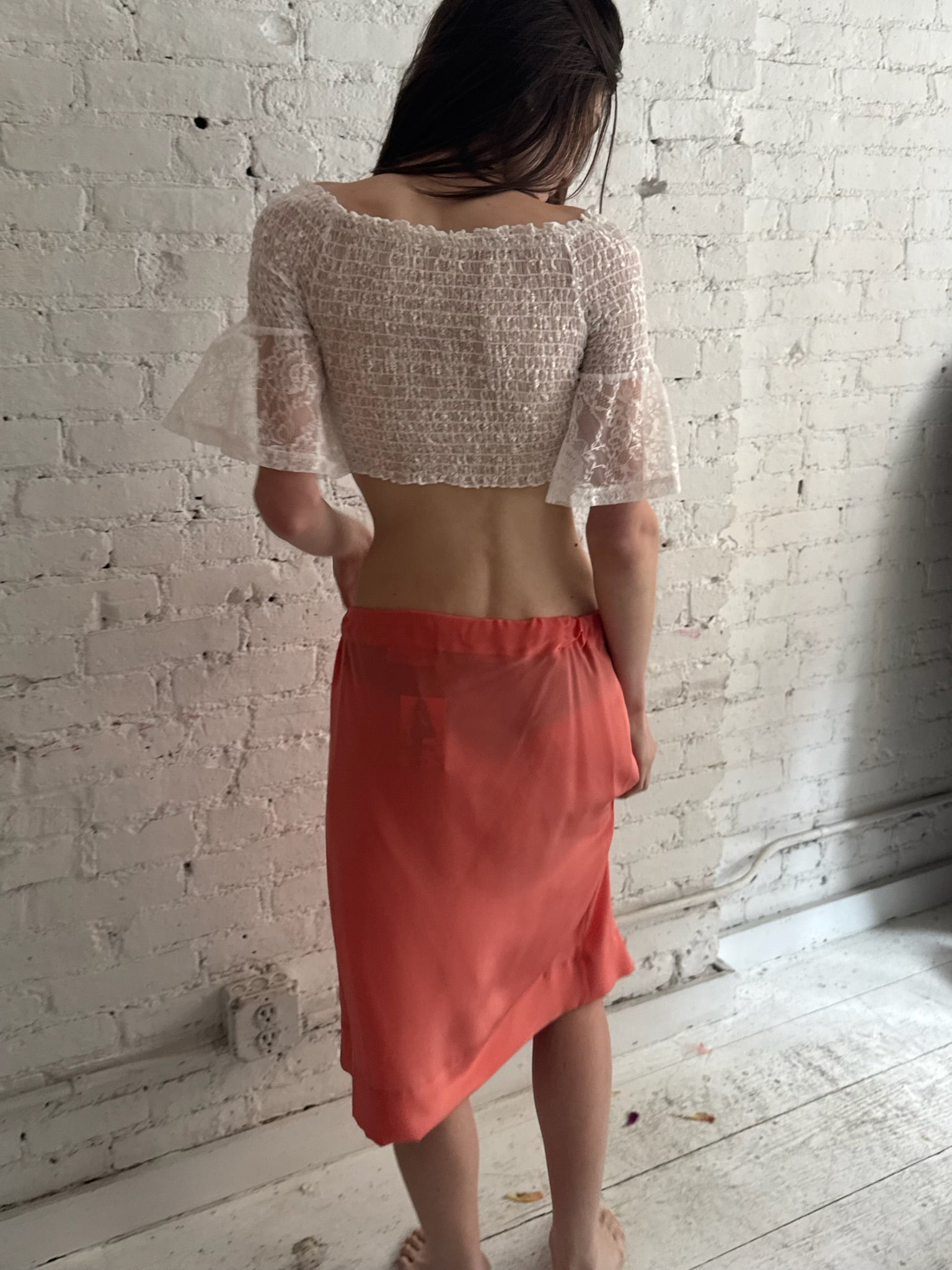Vintage Lace Crop Top