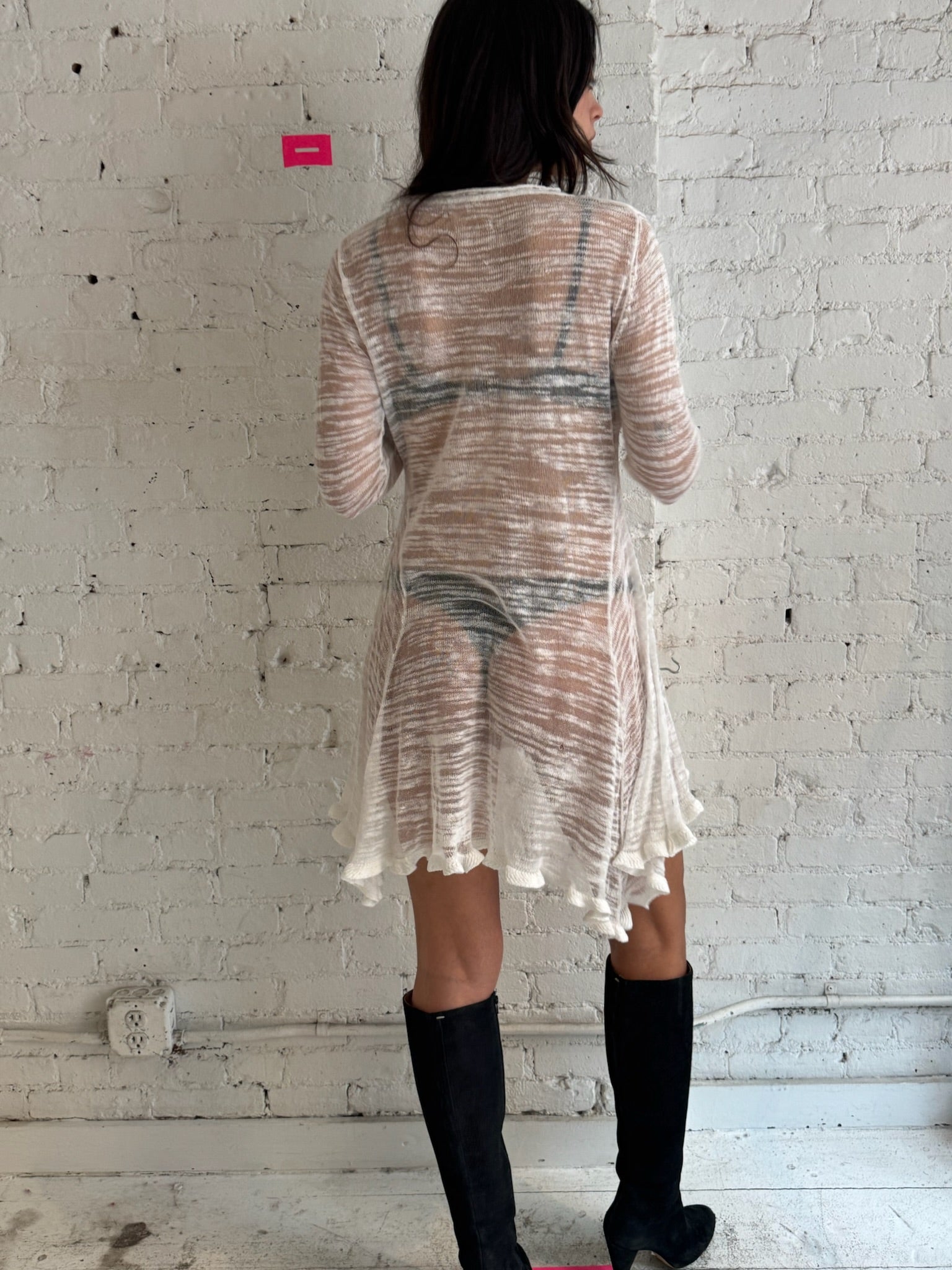 Vintage Sheer Knit Tunic