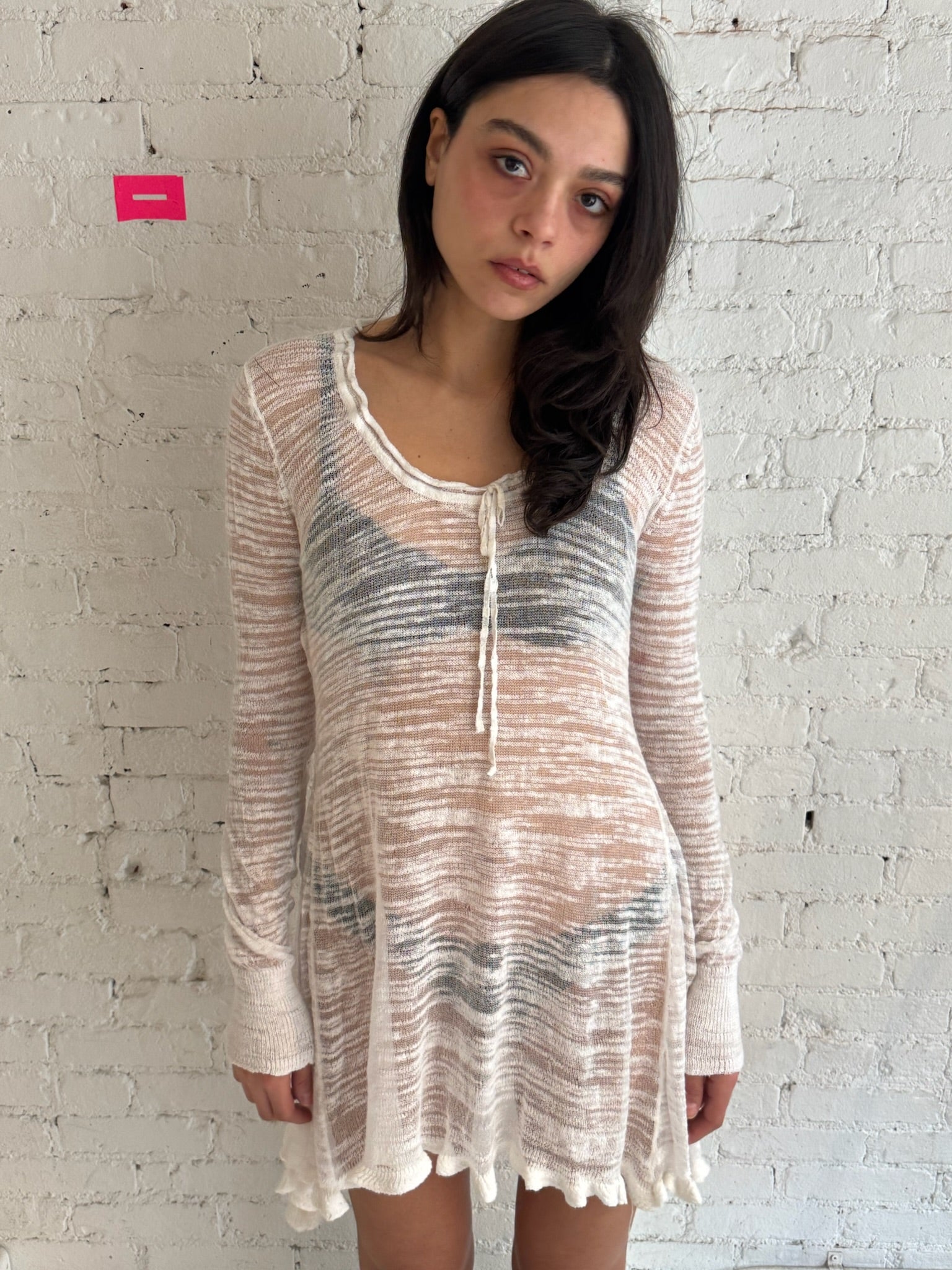 Vintage Sheer Knit Tunic