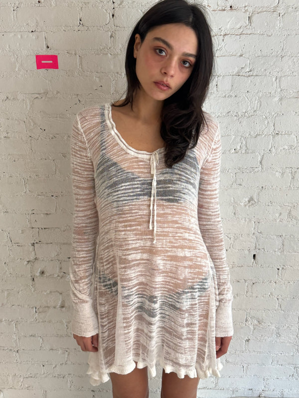 Vintage Sheer Knit Tunic