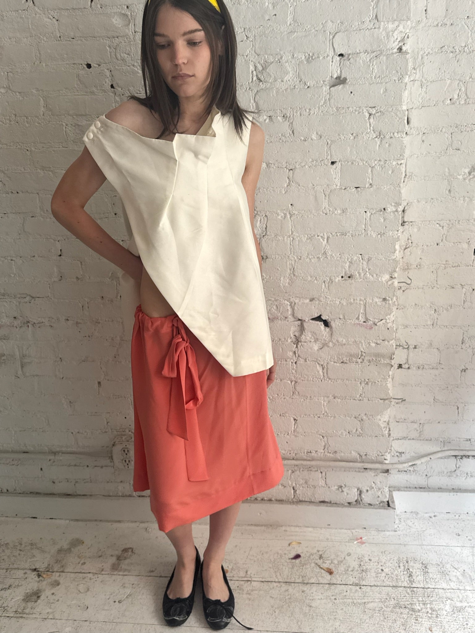 Vintage Cotton Button Top