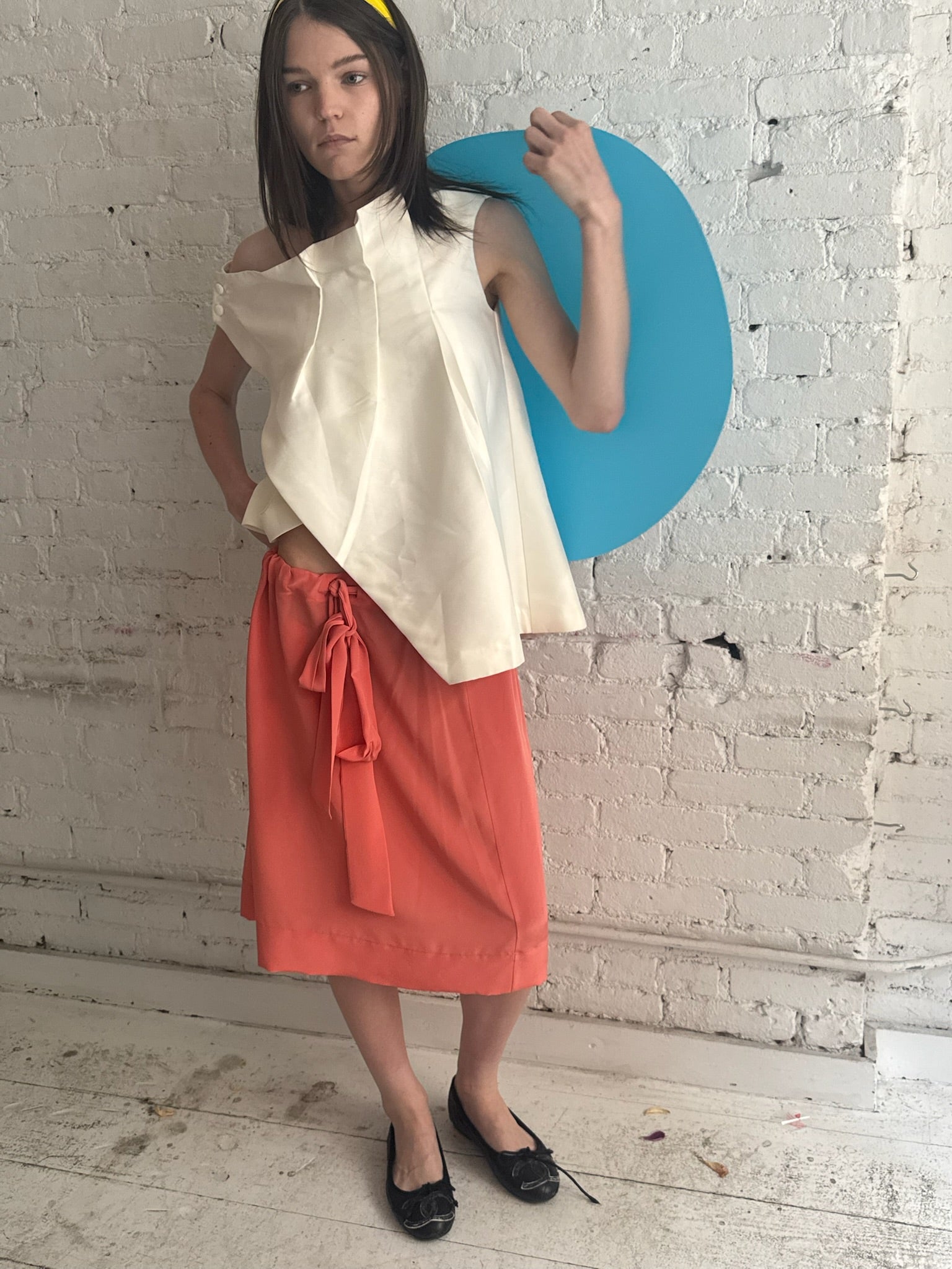 Vintage Cotton Button Top