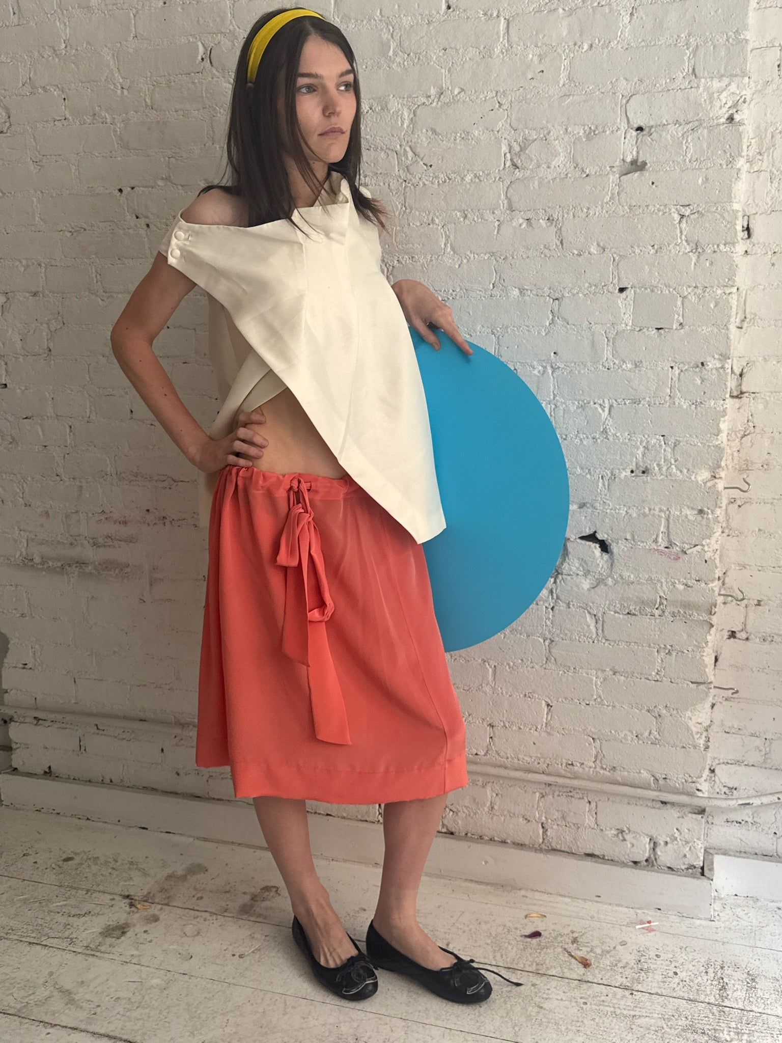 Vintage Cotton Button Top