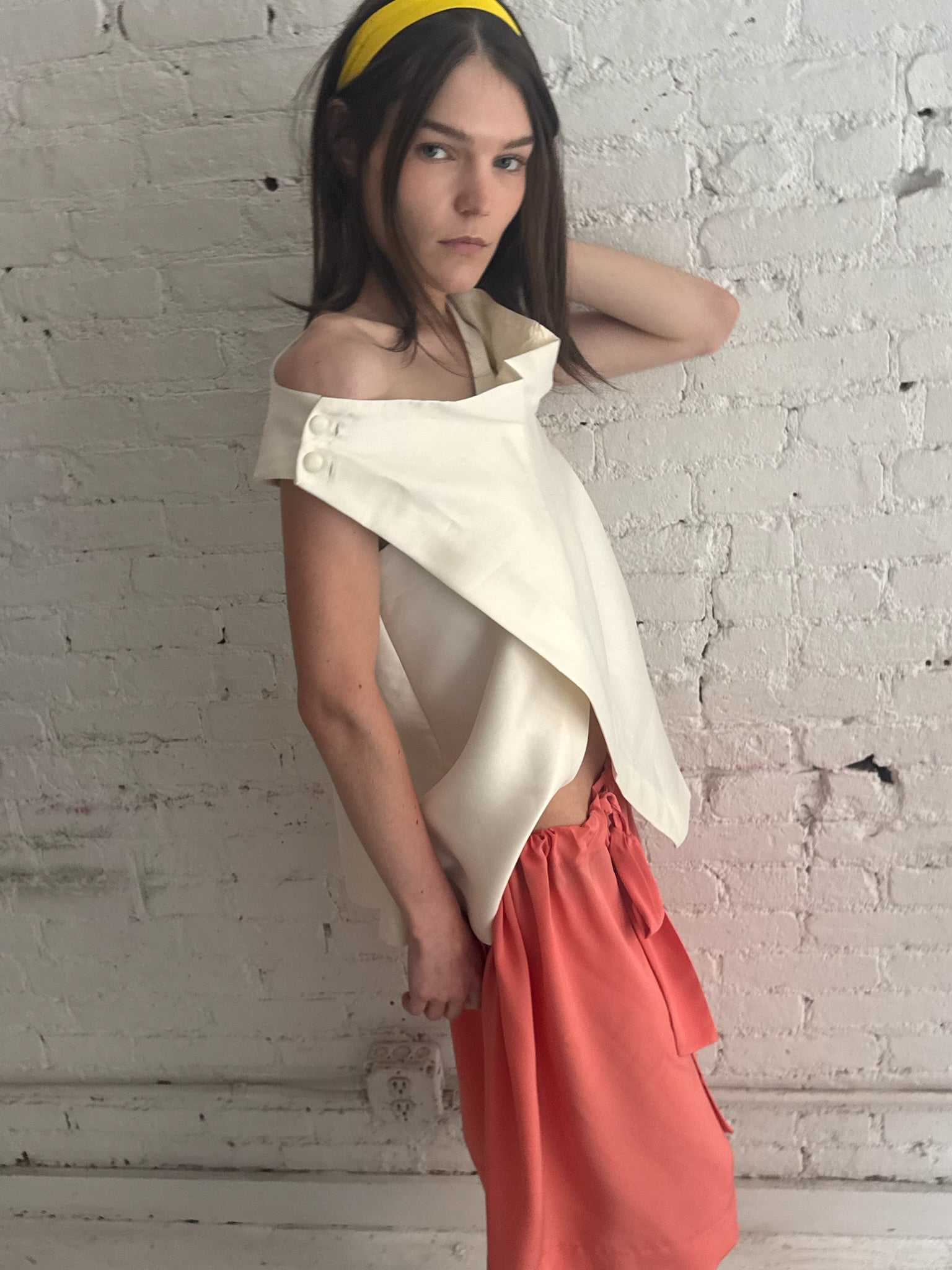 Vintage Cotton Button Top