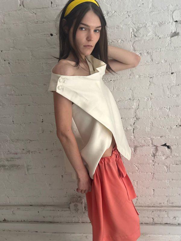 Vintage Cotton Button Top