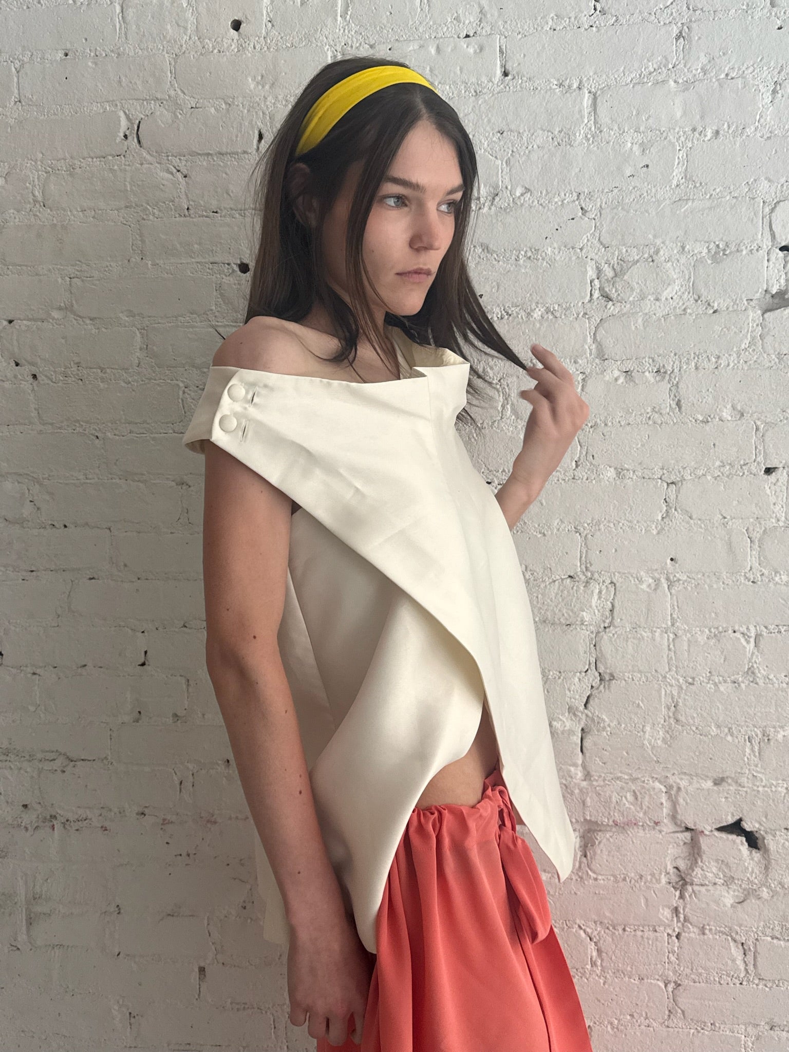 Vintage Cotton Button Top
