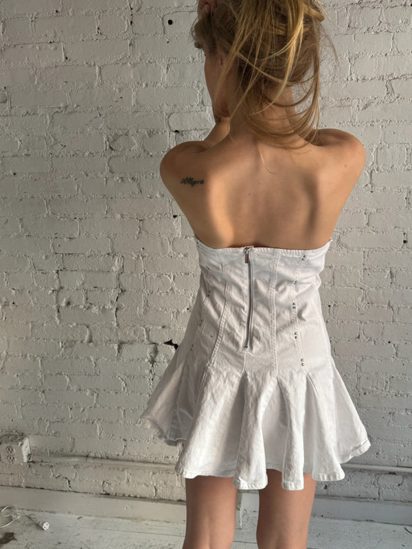 Vintage Denim Mini Dress