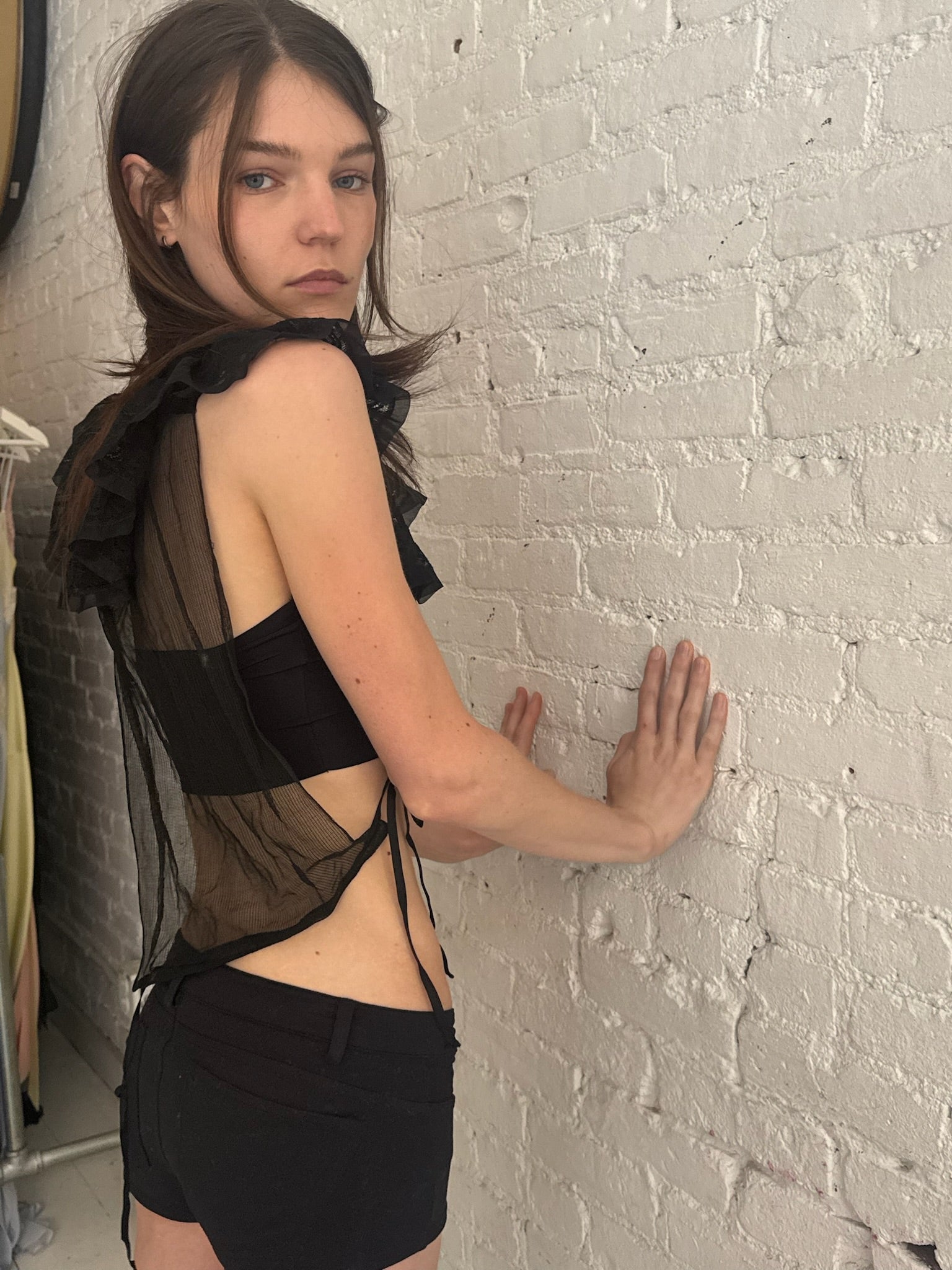 Vintage Sheer Bib Top