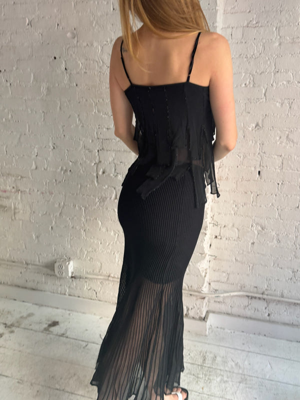 Vintage Pleated Skirt