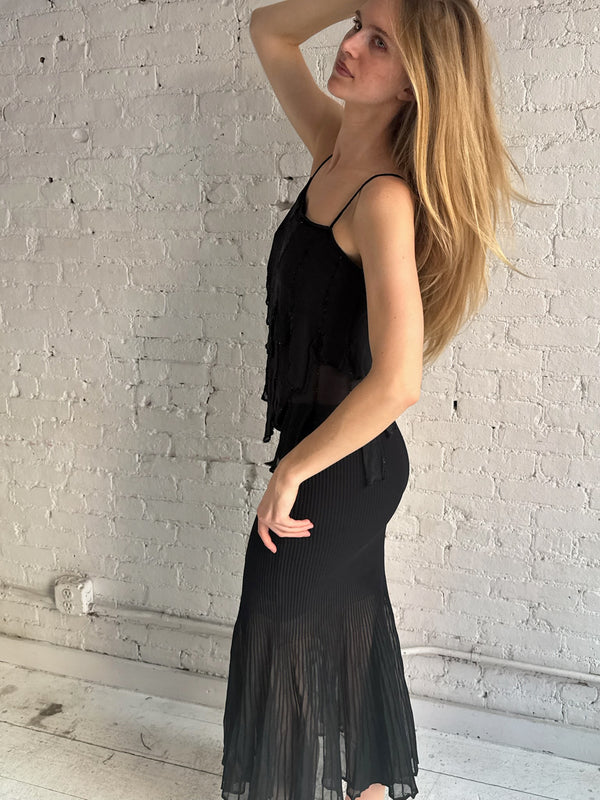 Vintage Pleated Skirt