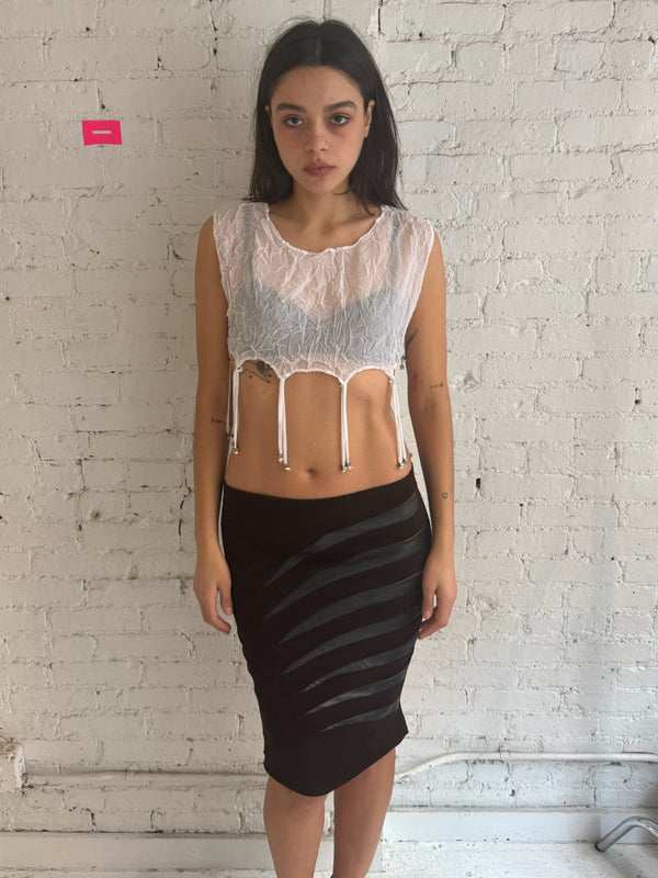 Vintage Italian Midi Skirt