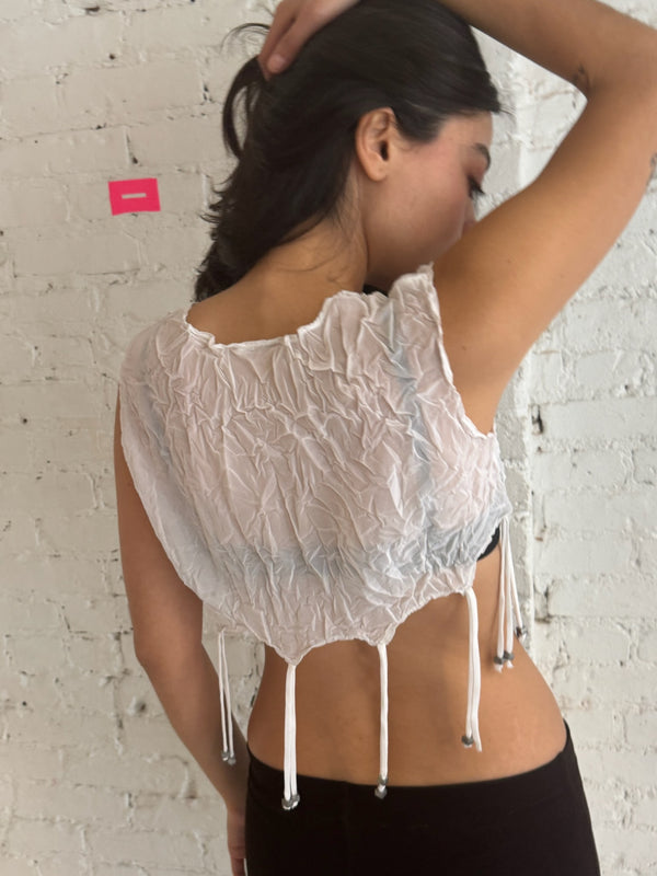 Vintage French Sheer Tank