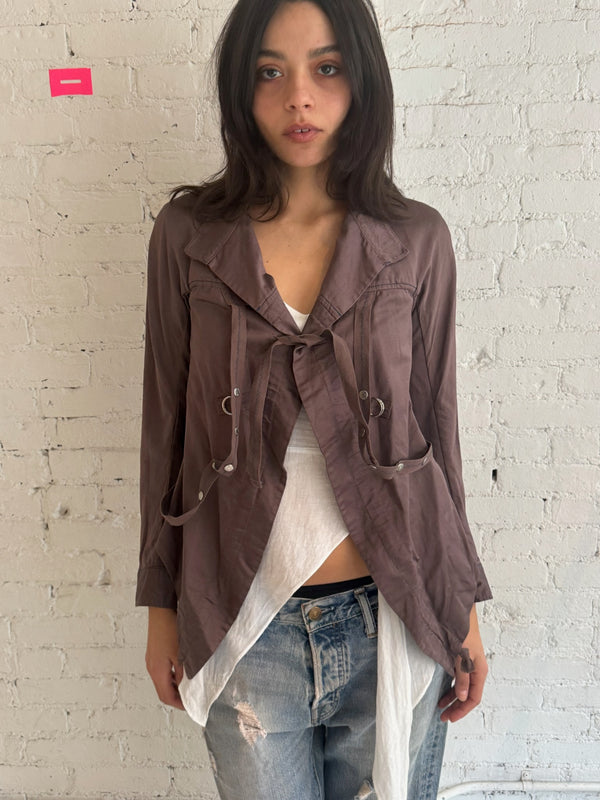 Vintage Girbaud Buckle Top