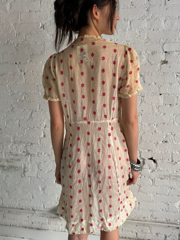 Vintage Linen Dress