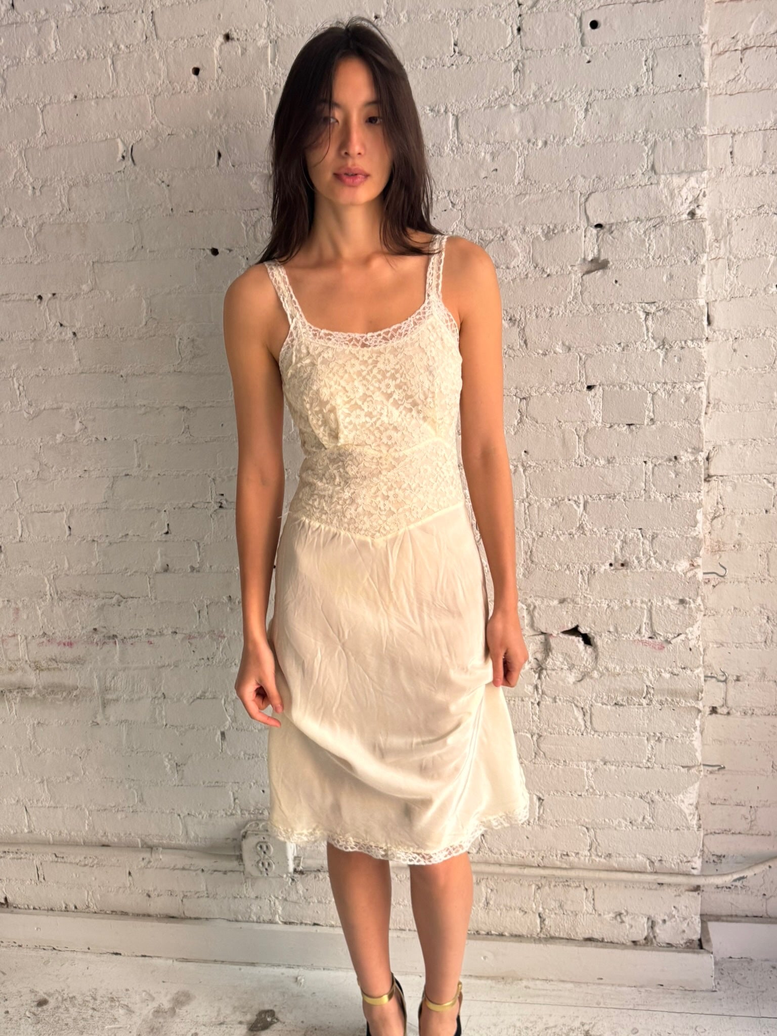 Vintage Lace Slip Dress