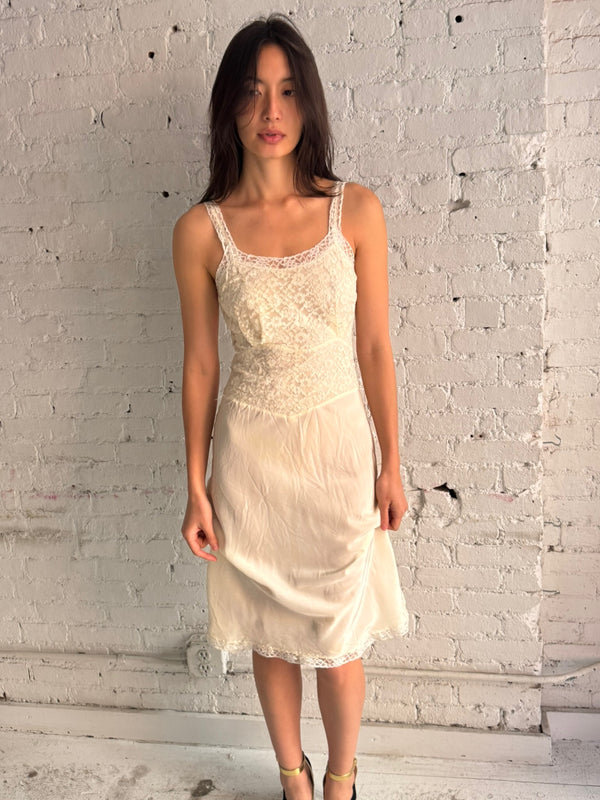 Vintage Lace Slip Dress