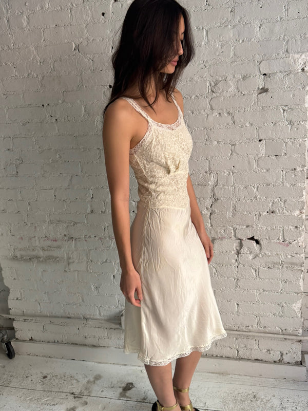 Vintage Lace Slip Dress