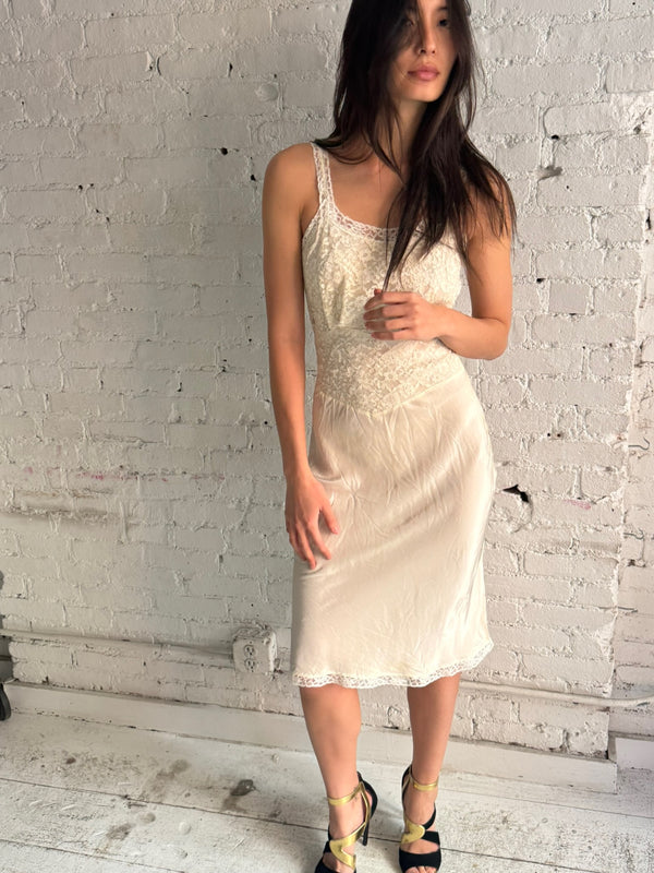 Vintage Lace Slip Dress