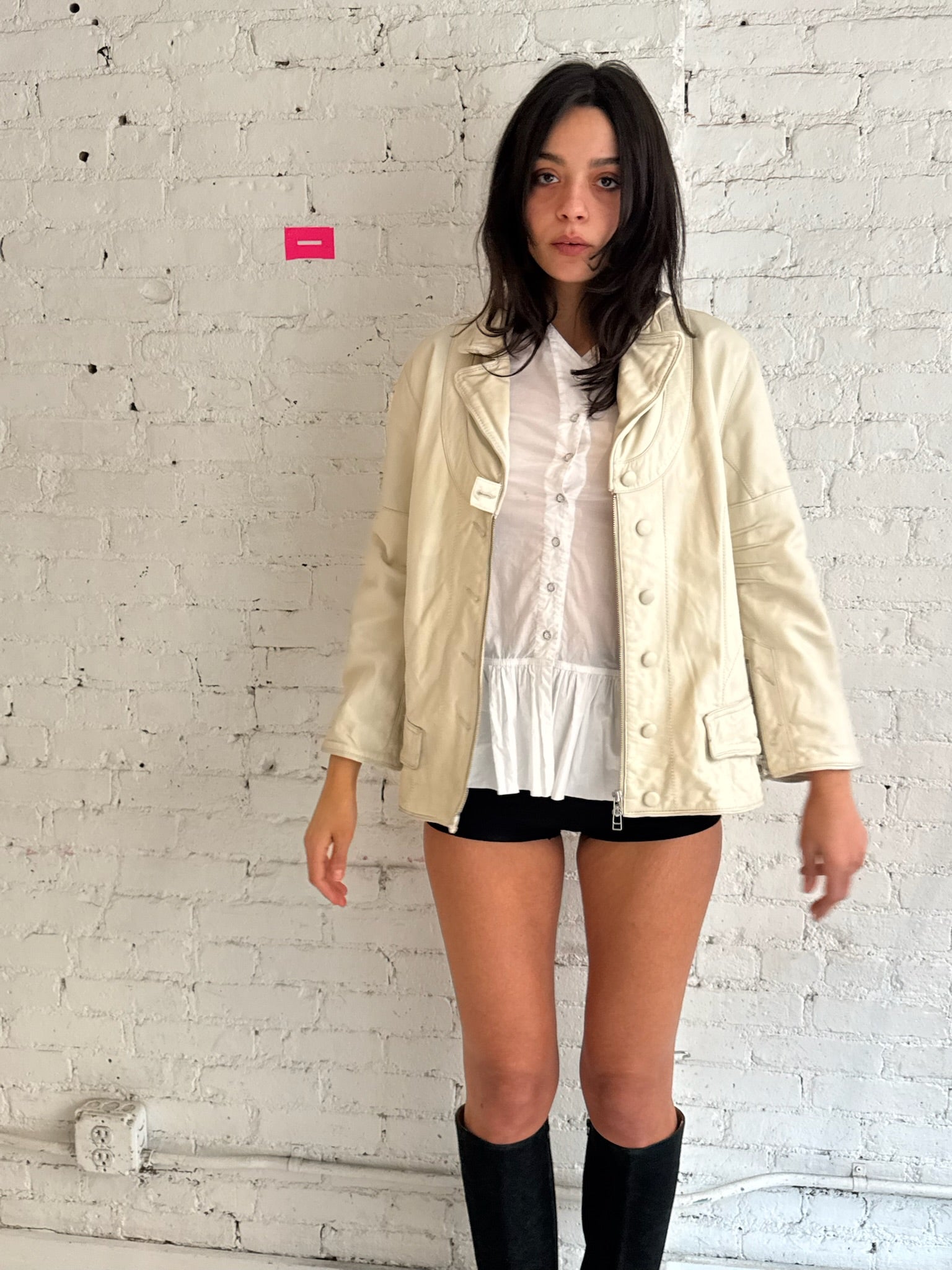 Vintage French Leather Jacket