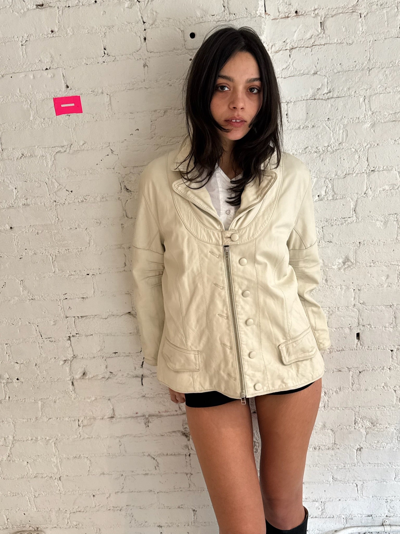 Vintage French Leather Jacket