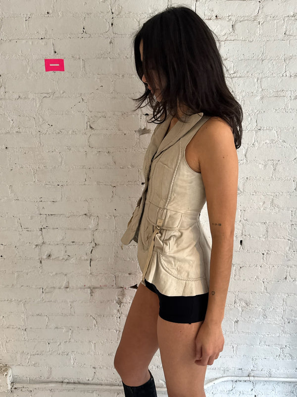 Vintage Leather Vest