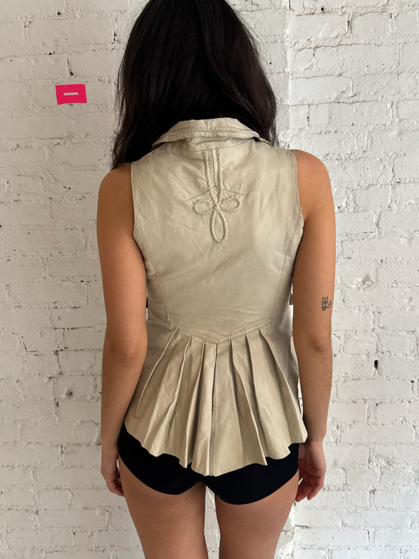 Vintage Leather Vest