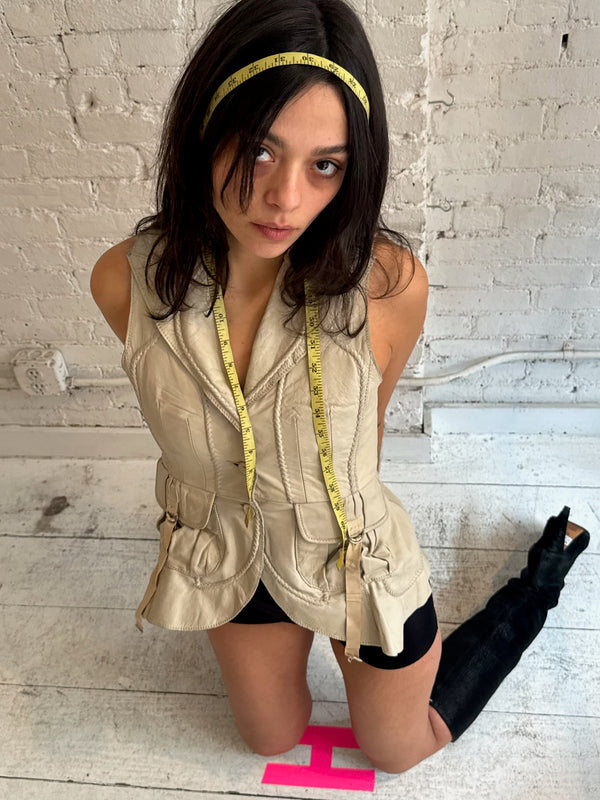 Vintage Leather Vest