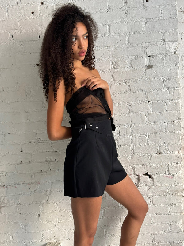 Sheer Tube Slip - Black