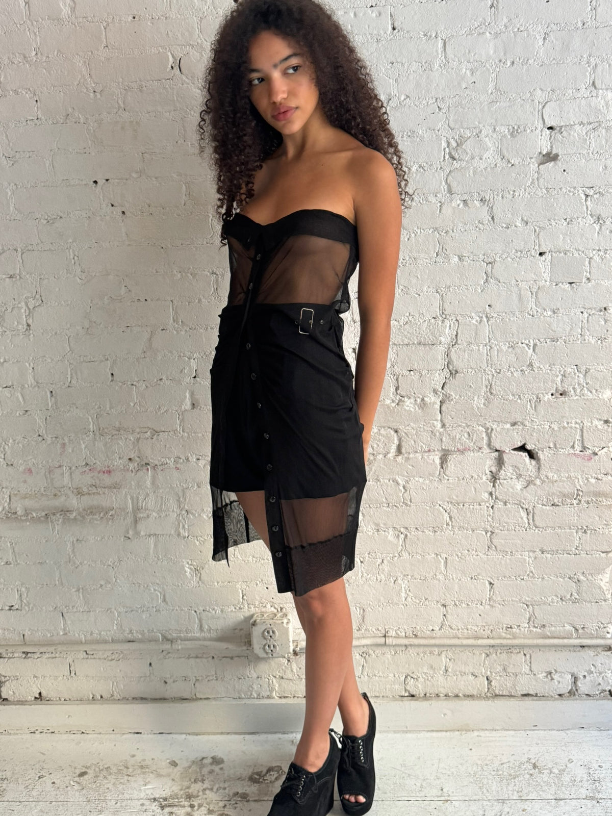 Sheer Tube Slip - Black