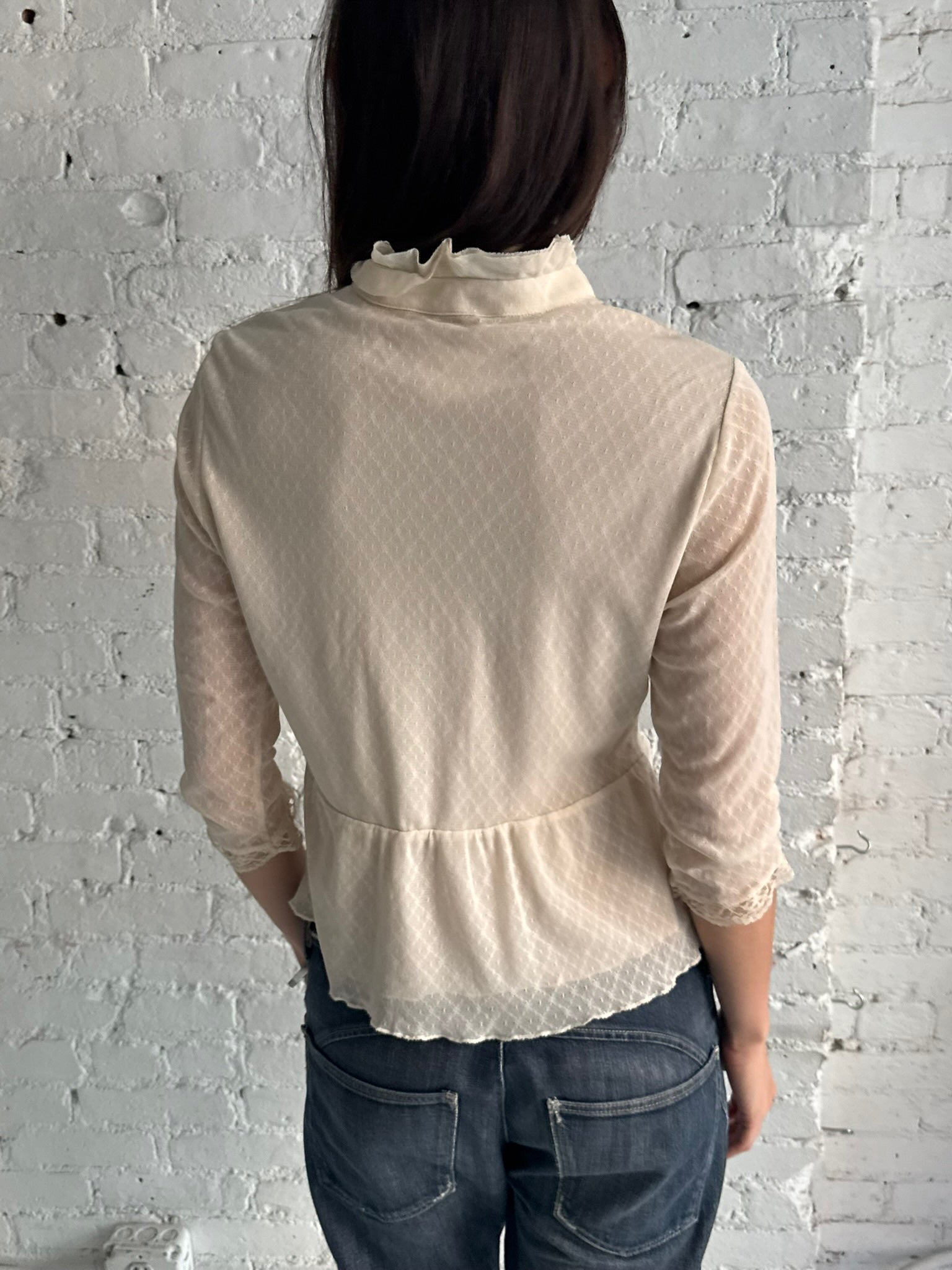 Vintage Sheer Lace Top