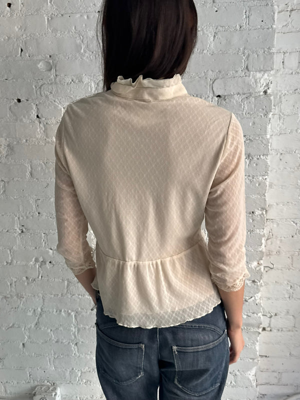 Vintage Sheer Lace Top