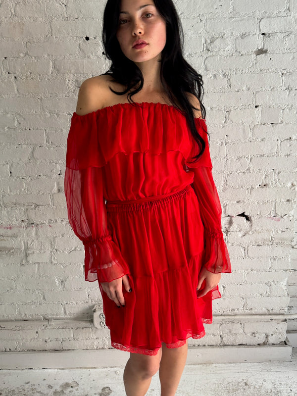 Vintage Red Gucci Dress