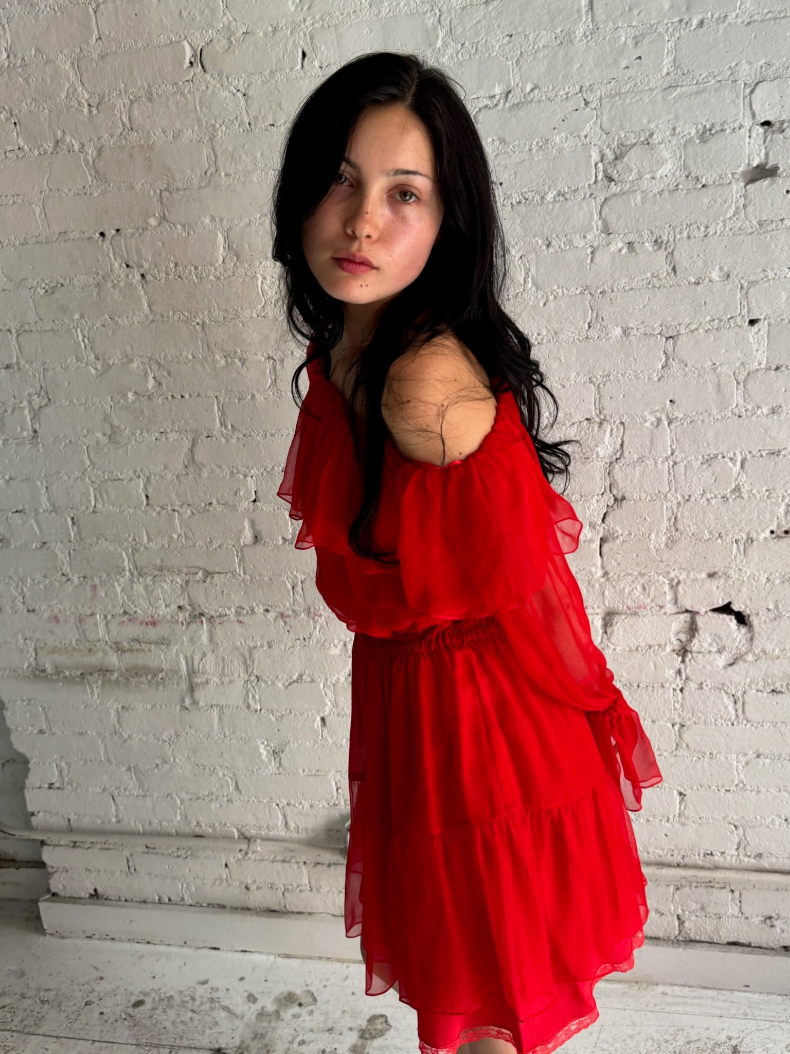 Vintage Red Gucci Dress