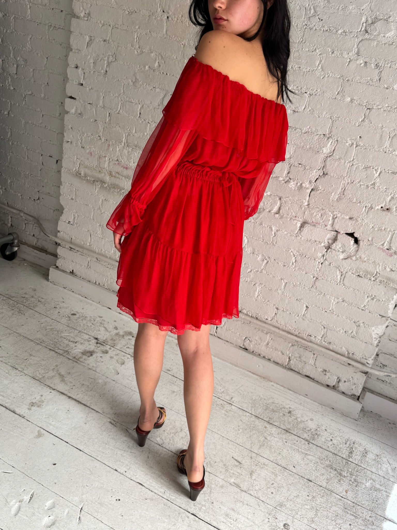 Vintage Red Gucci Dress