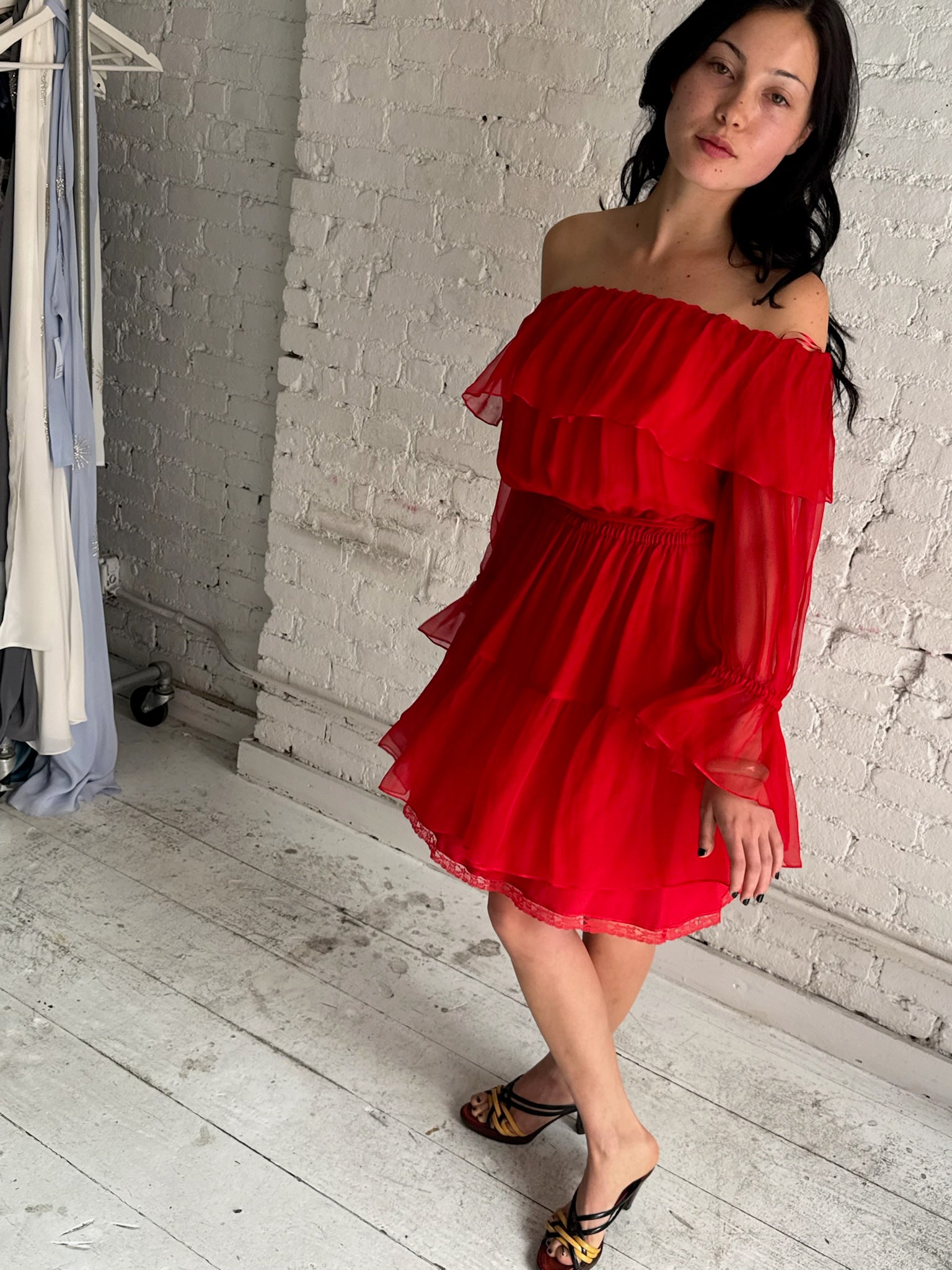 Vintage Red Gucci Dress