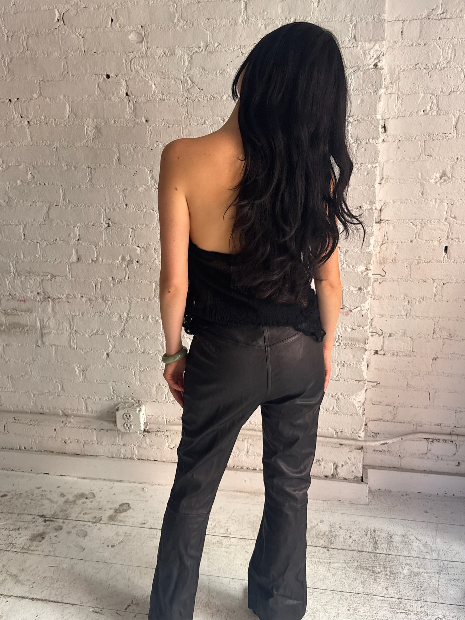 Vintage Jean Claude Jitrois Leather Pants