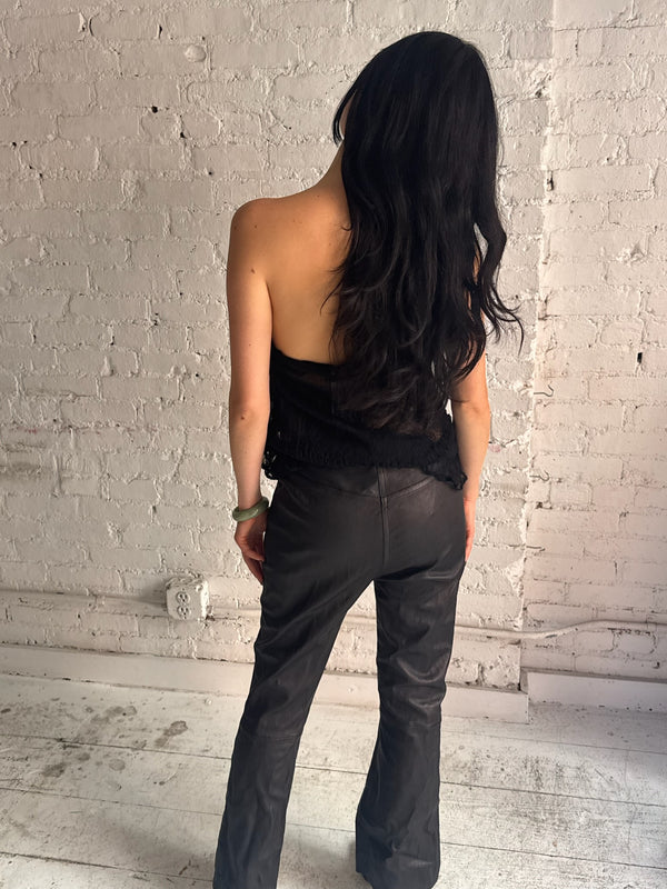 Vintage Jean Claude Jitrois Leather Pants