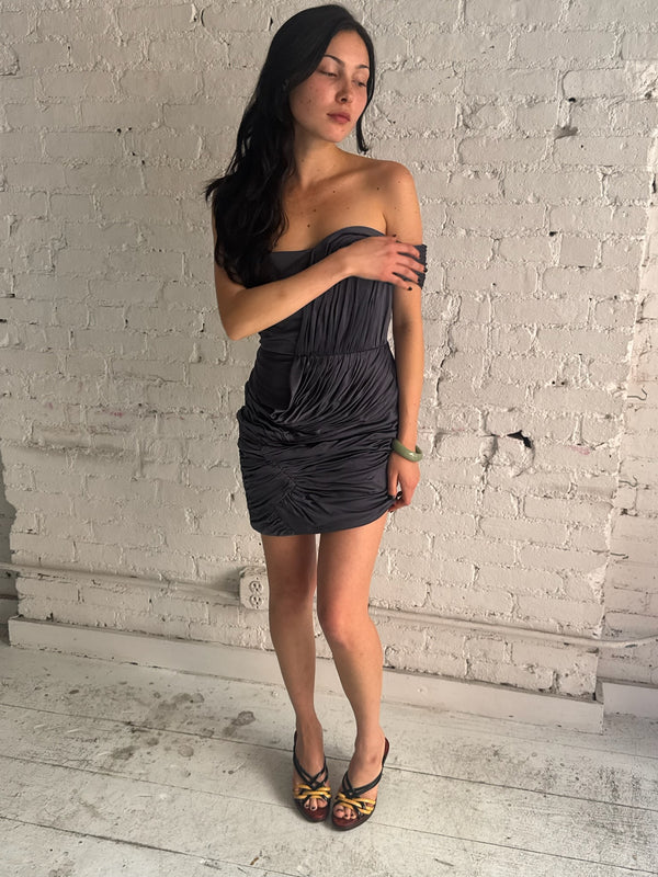 Vintage Off Shoulder Dress