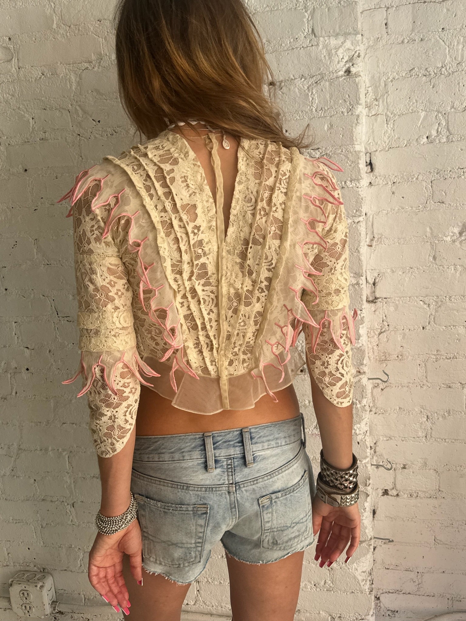 Vintage Lace Crop Top
