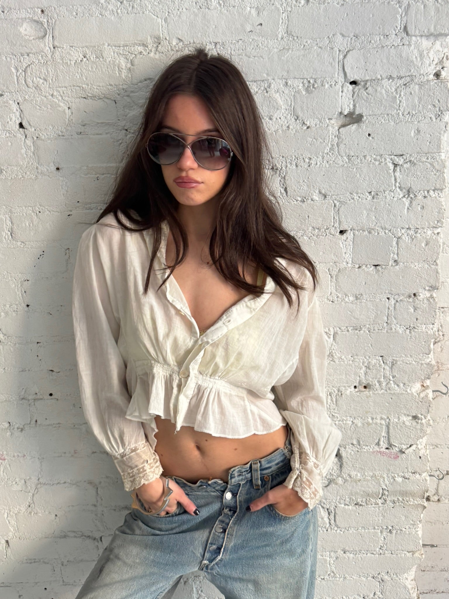 Vintage Antique Cotton Top