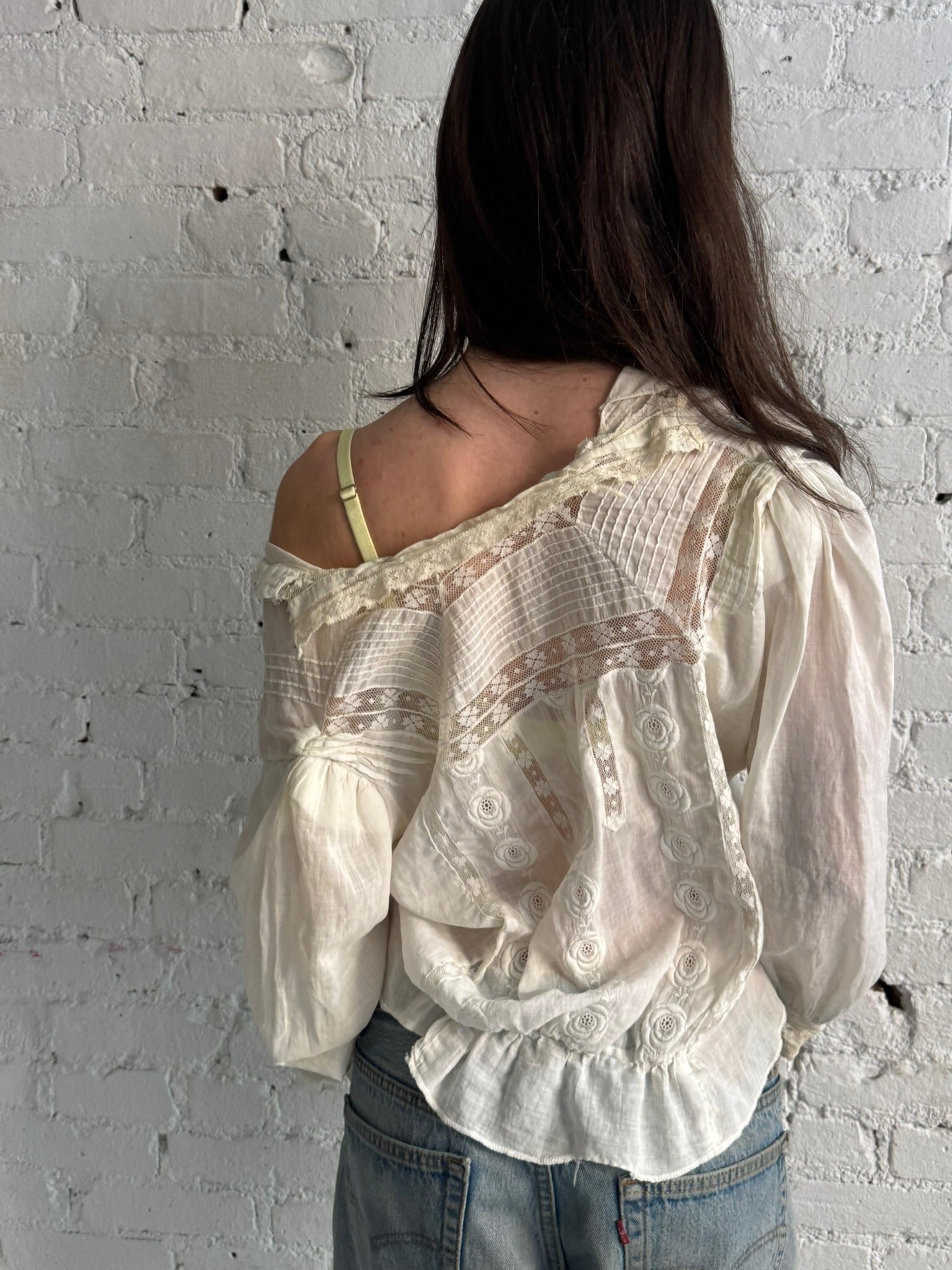 Vintage Antique Cotton Top