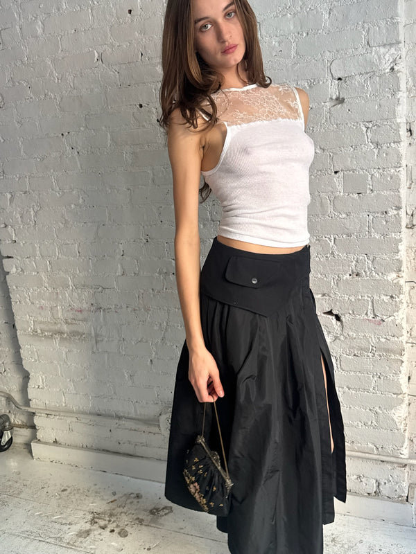 Pleated Skirt - Black