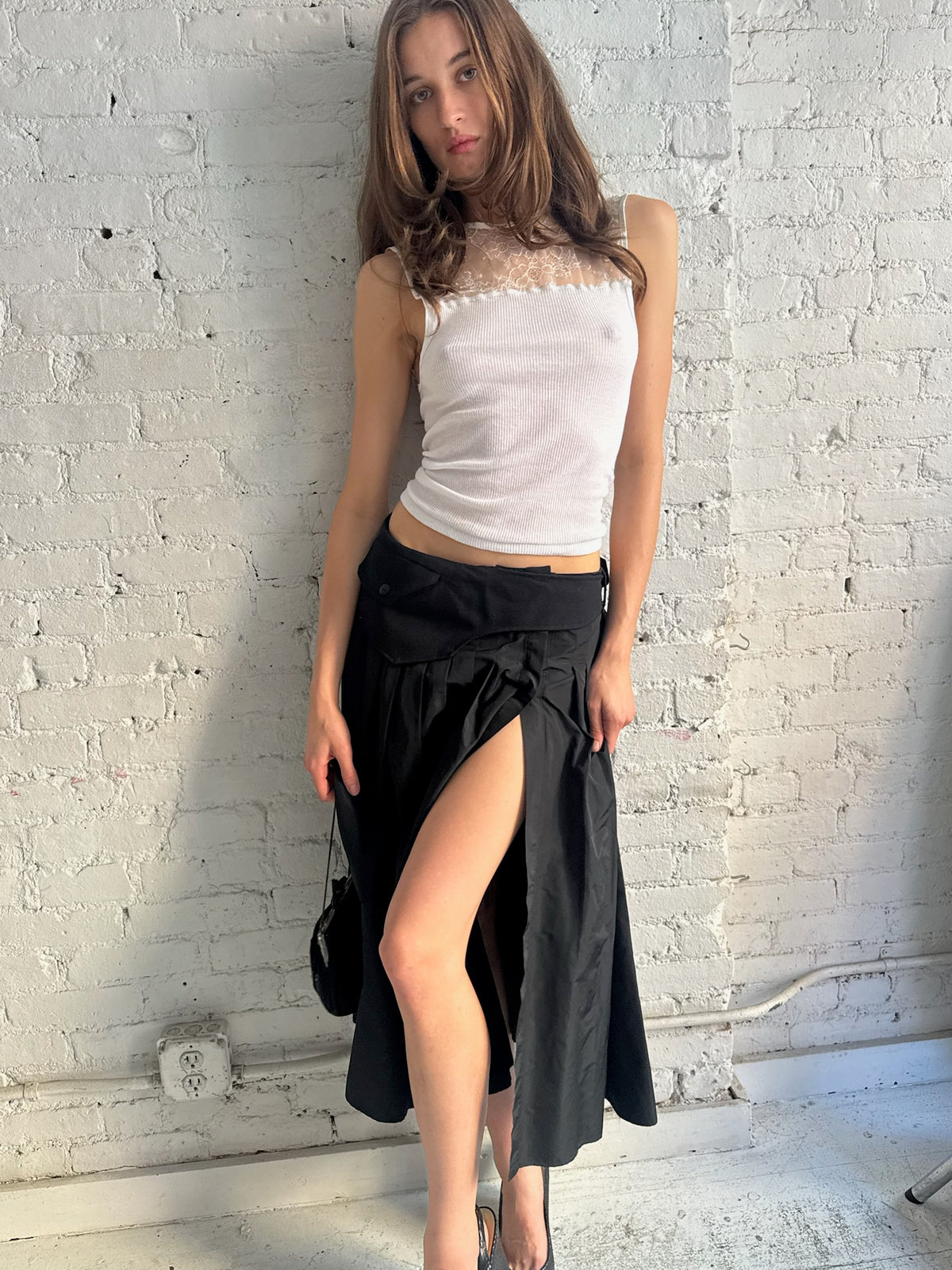 Pleated Skirt - Black