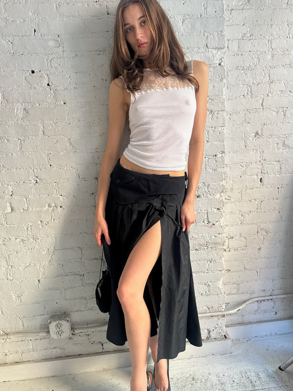 Pleated Skirt - Black