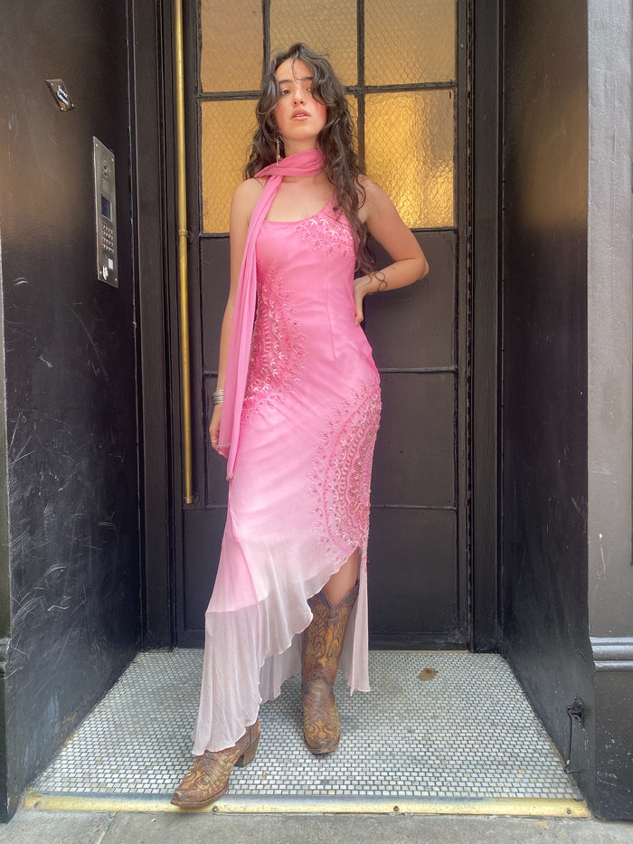 Shades of Pink Diamond Dress