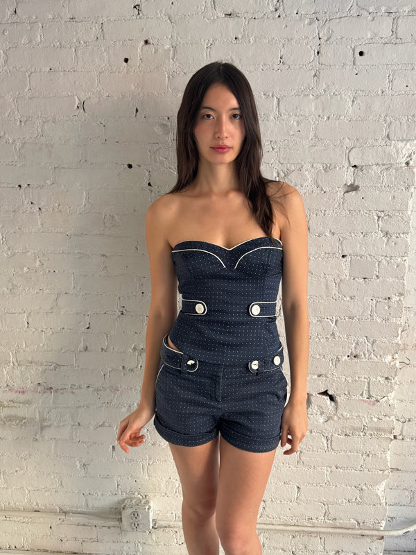 Vintage Polka Dot Top