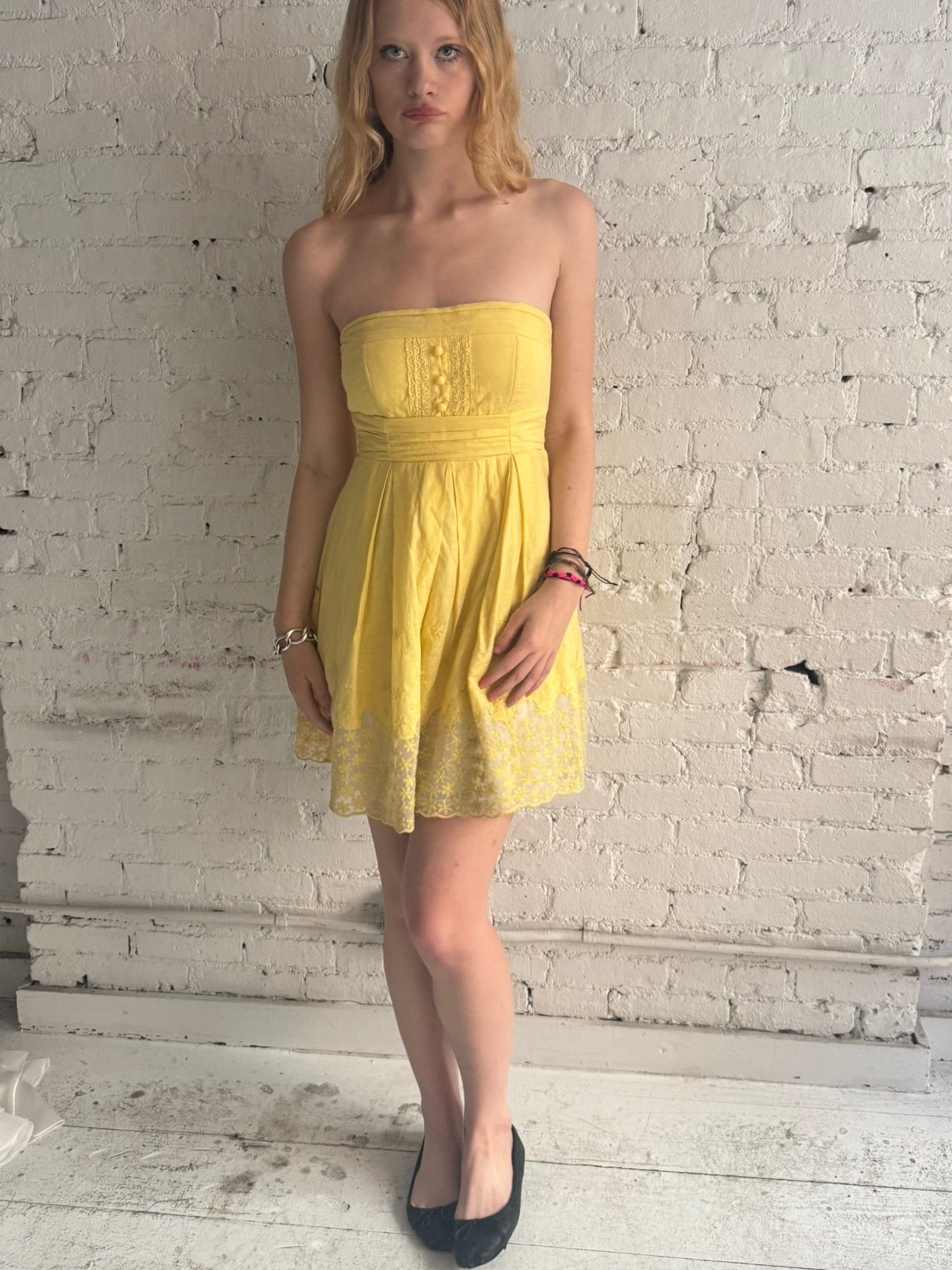 Vintage Yellow Dress