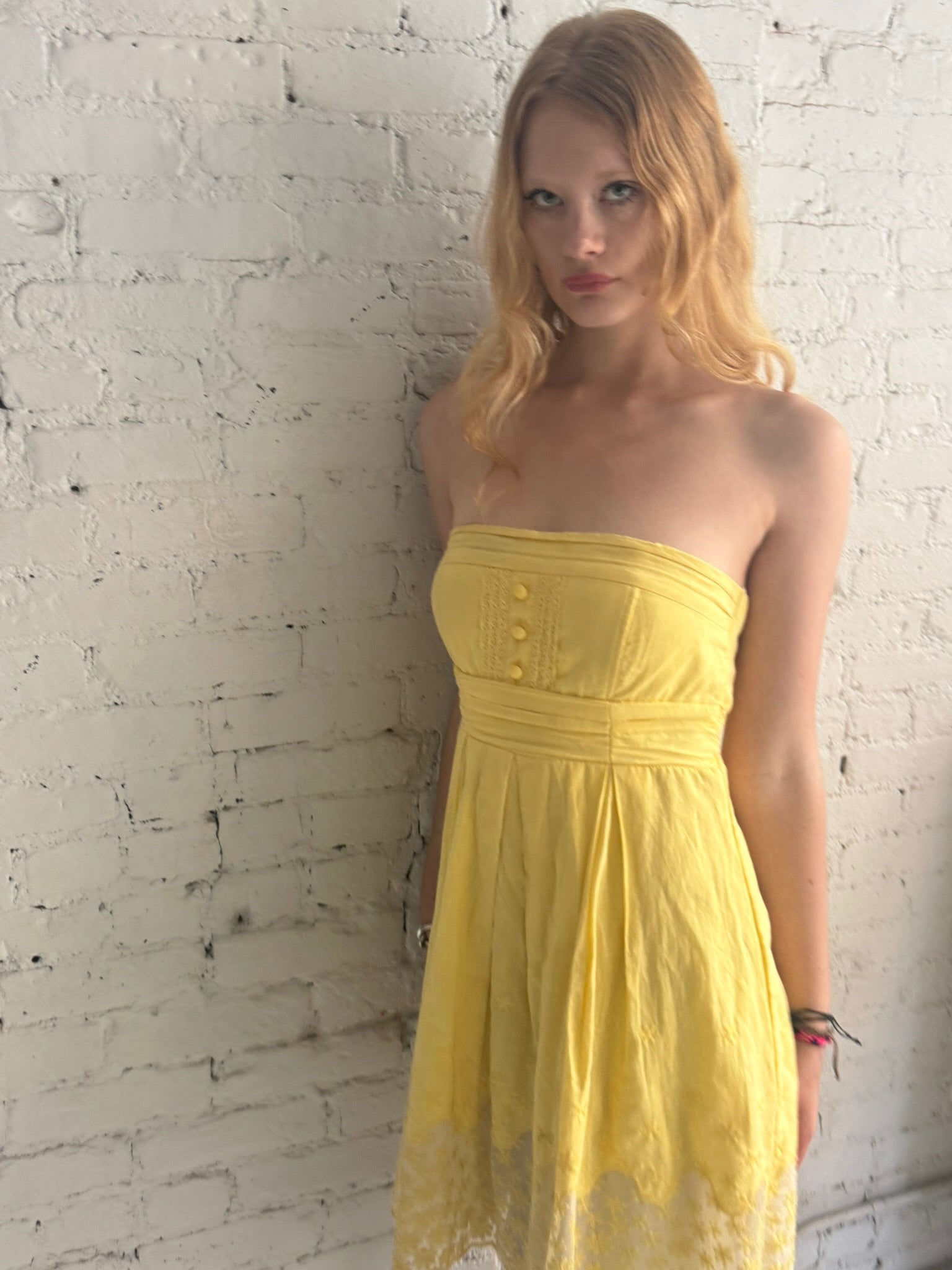 Vintage Yellow Dress